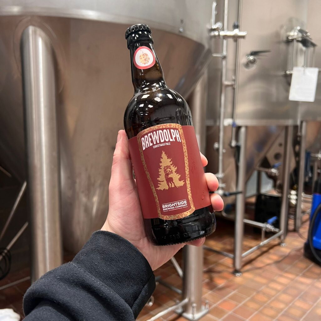 Brewdolph Christmas Pale returns in 2024. Perfect to drink with Christmas dinner, or gift to the beer lover in your life.